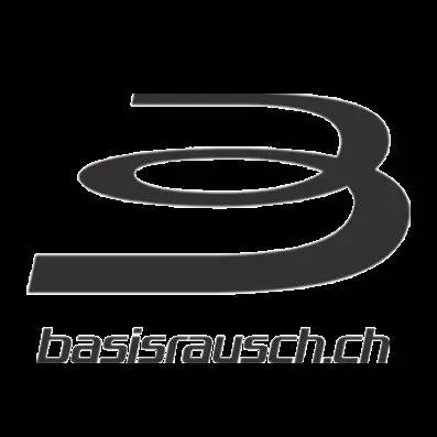 Logo vom Handschuh Hersteller Basisrausch in schwarzer schrift