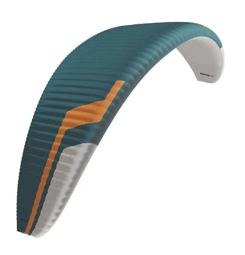 Kategorie bild für die Glaitschirmklasse en-C mit einem gruenen Gleitschirm der Marke Niviuk