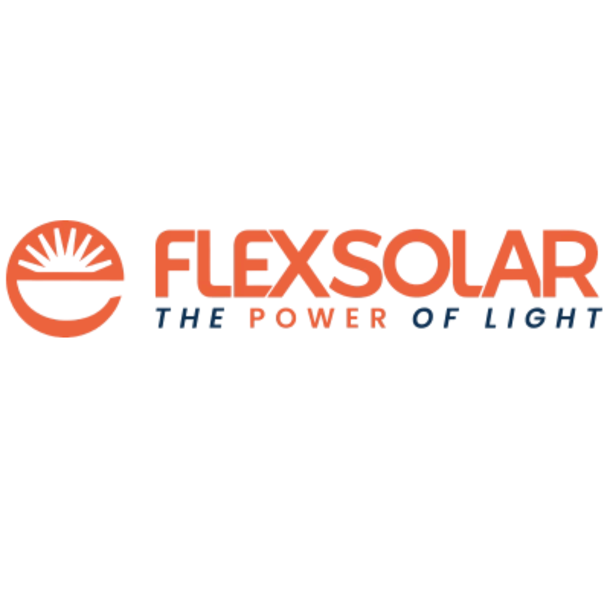 Kategoriebild für Solarpanels vom Hersteller Flexsolar. schwarzes solarpanel faltbar mit oranger schrift