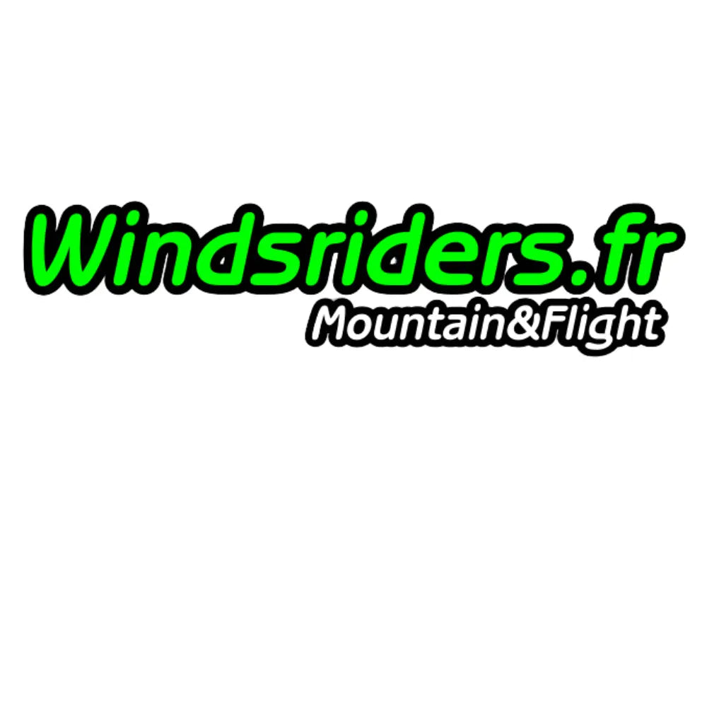 Logo vom Hersteller WindsRiders mit grüner und weisser Schrift