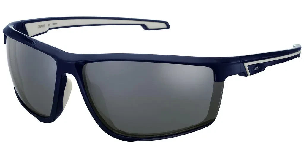 ESPRIT Sport E7 - Blue Grey Sonnenbrille, optimal für Gleitschirmfliegen, bietet hervorragenden Wind- und Sonnenschutz mit UV-400-Schutz und verspiegelten Gläsern.