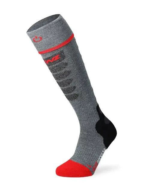 Lenz HEAT SOCK 5.1 Toe Cap Slim Fit mit integriertem Heizelement und Protektoren, ideal für schmale Füße und Waden, bietet Rundum-Wärme und optimalen Halt.