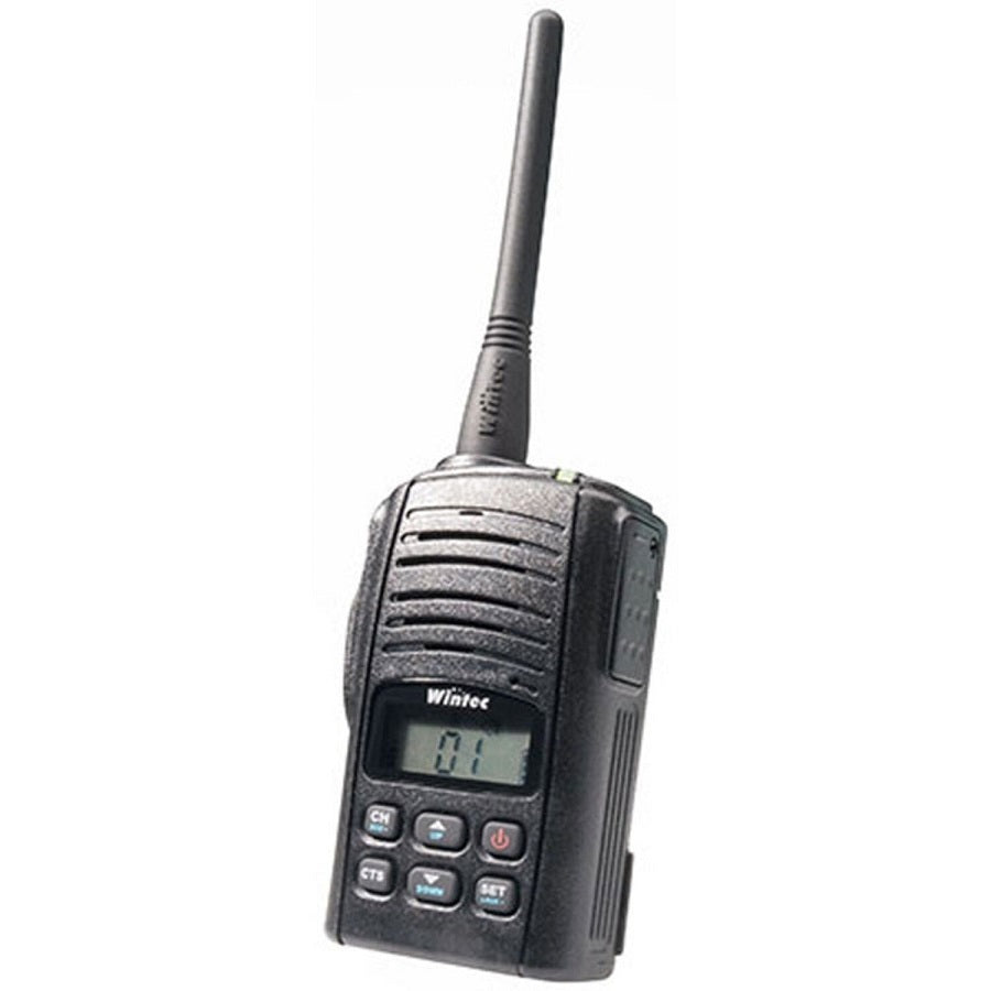 Wintec LP-4502+ PMR-446 Funkgerät, robustes, langlebiges Walkie-Talkie, ideal für Gleitschirmfliegen, mit 16 Kanälen und militärischer Beständigkeit gegen Umwelteinflüsse.