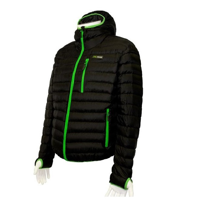 Niviuk Gleitschirm Down Jacket Pro - Damen, leichte Daunenjacke mit Kapuze und Daumenlöchern, ideal für komfortables Gleitschirmfliegen, hochwertig verarbeitet.