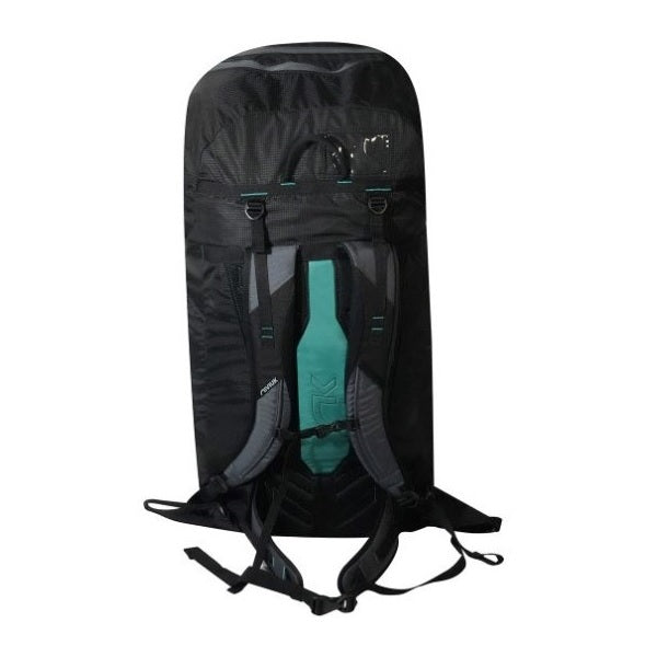 Niviuk Kargo 220 - Ergonomischer, schwarzer und grauer Rucksack mit praktischen Features für Paragliding-Ausrüstung, ideal für Komfort und Funktionalität.