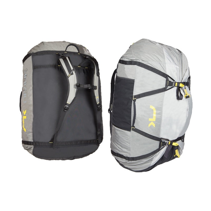 Niviuk Koli Pro - Tandem Schnellpacksack mit ergonomischem Design, großer Öffnung und verstellbaren Riemen, ideal für schnelles Packen von Flugausrüstung.