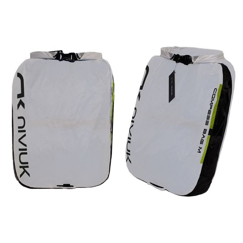 Niviuk Compress Bag - Packsack, ein kompakter, ultraleichter Kompressionssack mit schwarzem Logo, ideal zum Schutz und einfachen Packen von Gleitschirmen.