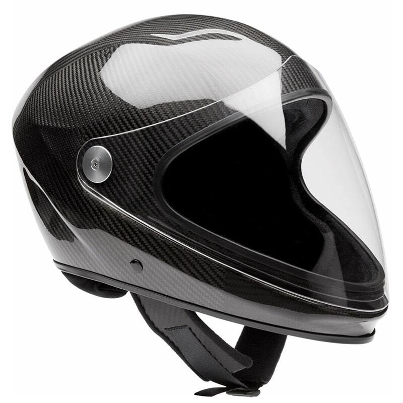 Icaro NeroHero Full Carbon Helm mit stoßabsorbierendem System und Sicherheitskinnriemen, ideal für Flugsport, aus schwarzem Carbon, für perfekte Passform und Aerodynamik.