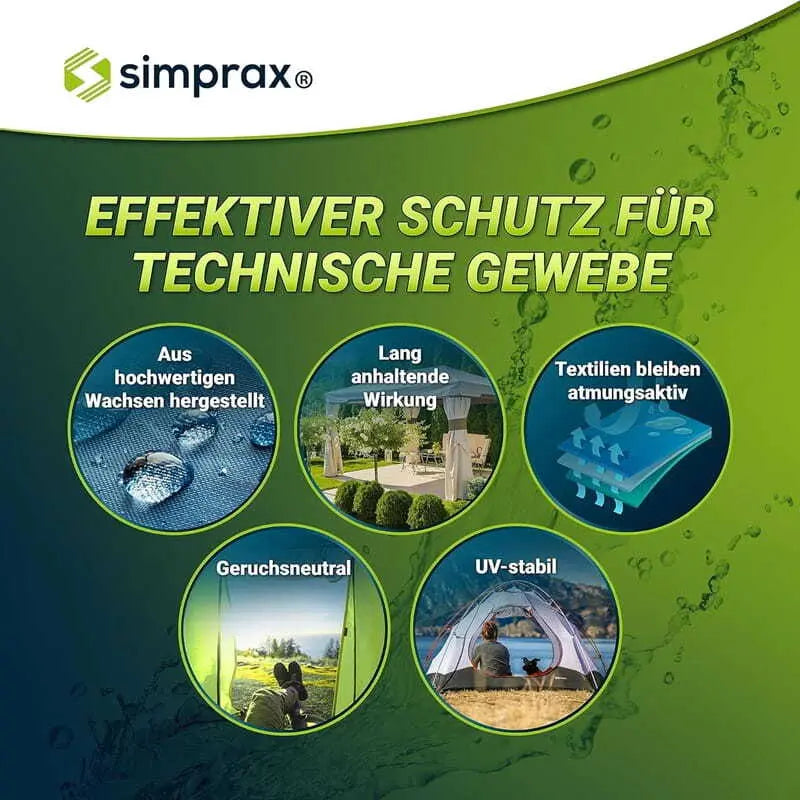 imprägnierungsmittel für zelte Simprax hightec Zelt Imprägnierung