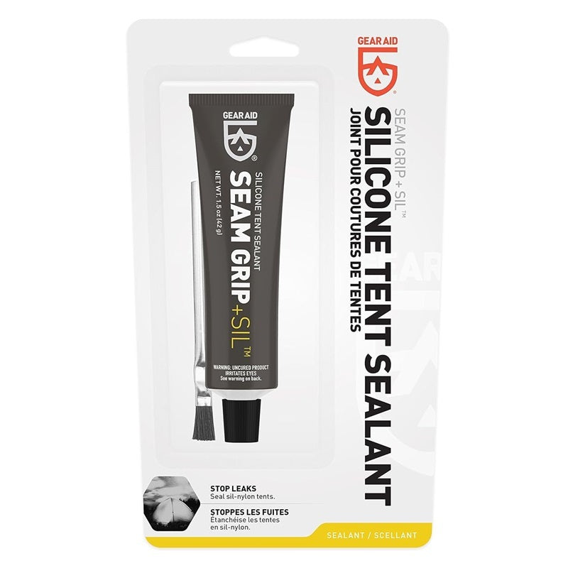 SeamGrip Zeltnaht-Silikondichtungsmittel: 45ml Tube mit Pinsel, ideal für wasserdichte Zeltversiegelung. Perfekt für zuverlässige Nahtabdichtung bei Gleitschirmzubehör.