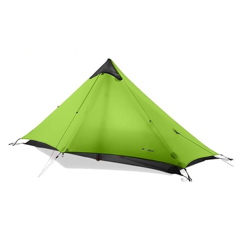 Lanshan Pro ultraleicht Bivy Zelt, grünes Zelt mit schwarzem Akzent, ideal für extreme Abenteuer, 690g leicht, wasserdichtes Nylon, perfekt für Gleitschirm-Biwak-Touren.