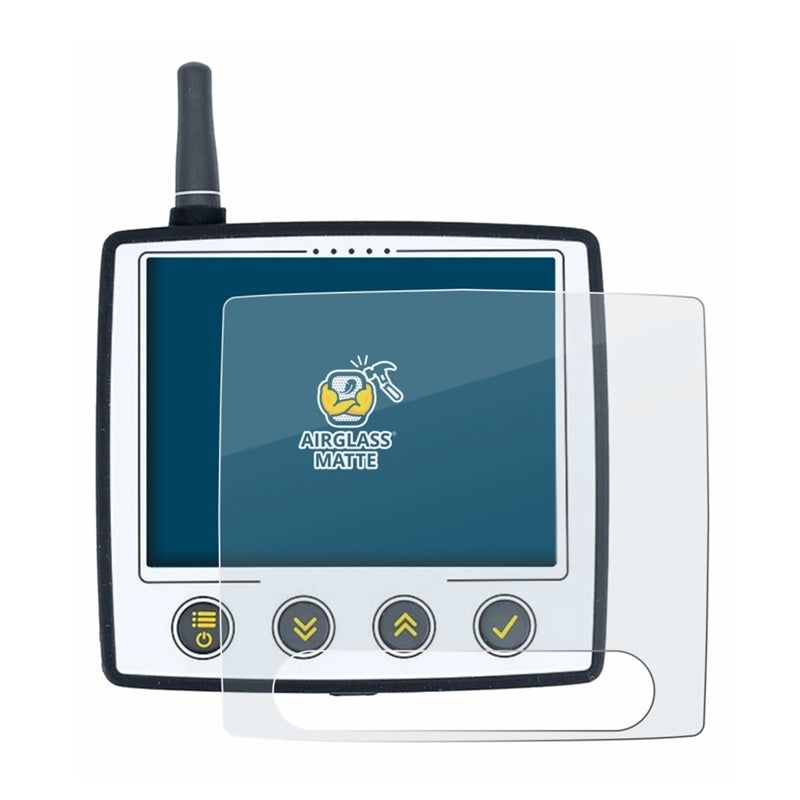 Skytraxx 5 mini Displayschutzfolie - Extra Hart; Nahaufnahme eines Laptops mit Displayschutzfolie, kratzfest und ultra-leicht, speziell für Skytraxx 5 mini entwickelt.