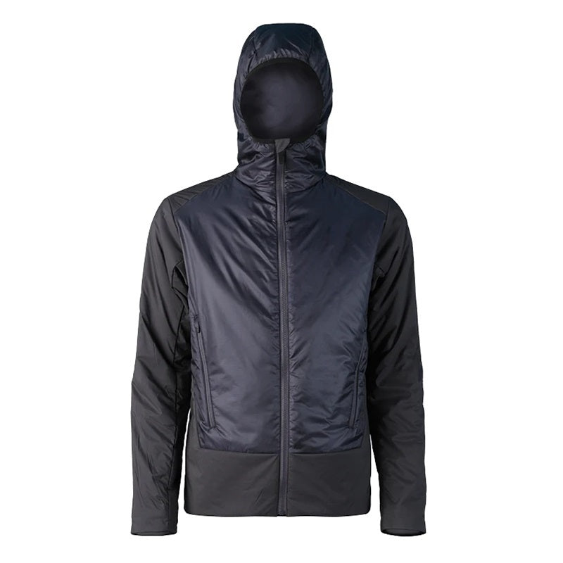 Lenz HEAT Primaloft Jacket 2.0 mit Kapuze und Reißverschluss, isolierend mit Primaloft Gold, wind- und wasserabweisend, ideal für kalte Bedingungen.