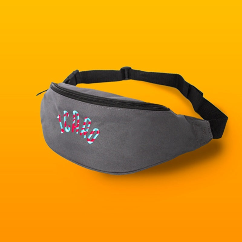 Icaro Hip Bag - Hüfttasche mit ergonomischem Design und Candy Cane Motiv, ideal für Gleitschirmpiloten zur praktischen Aufbewahrung von Flugutensilien.