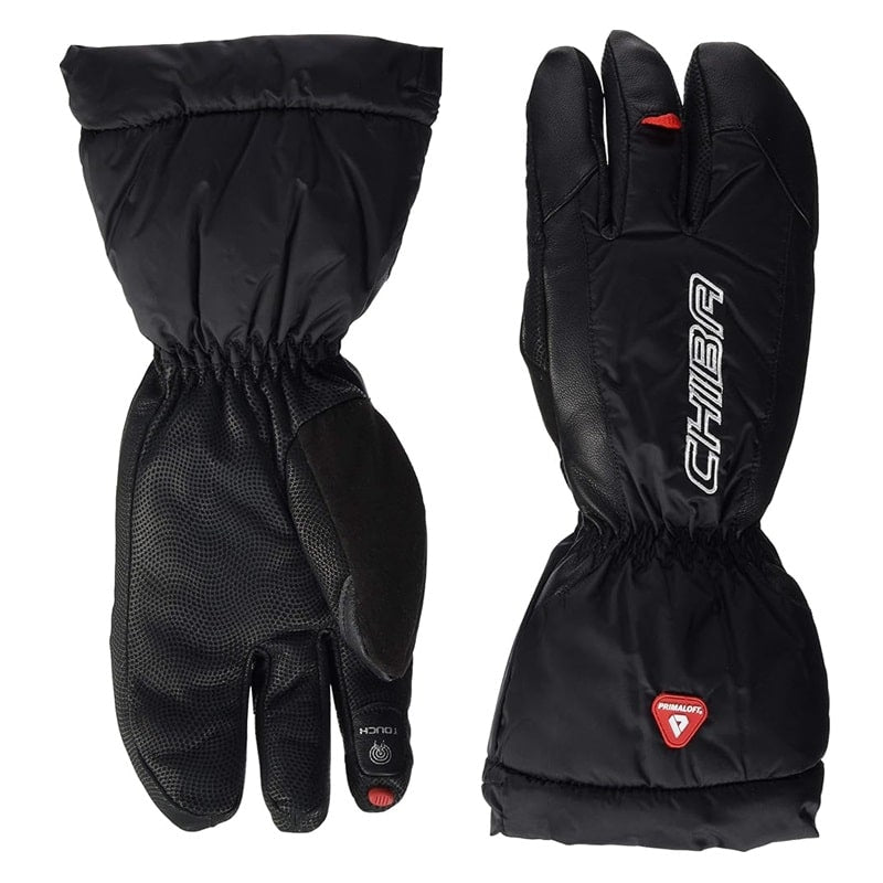 Chiba Super Thermo Flughandschuh mit Primaloft-Innenfutter und Eurotex-Membrane, ideal für Gleitschirmfliegen im Winter, bietet Schutz und Komfort bei kalten Temperaturen.