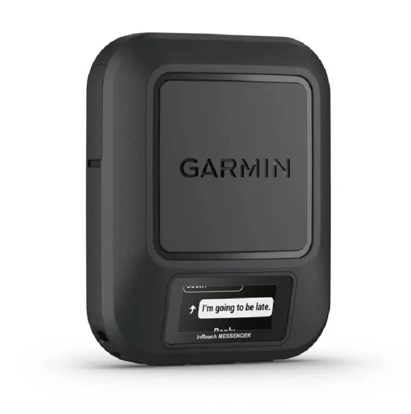 Garmin inReach Messenger GPS-Gerät, Nahaufnahme des Bildschirms, ideal für Notfallkommunikation in abgelegenen Gebieten. Perfekt für Paragliding-Abenteuer mit Zwei-Wege-Satellitenkommunikation.