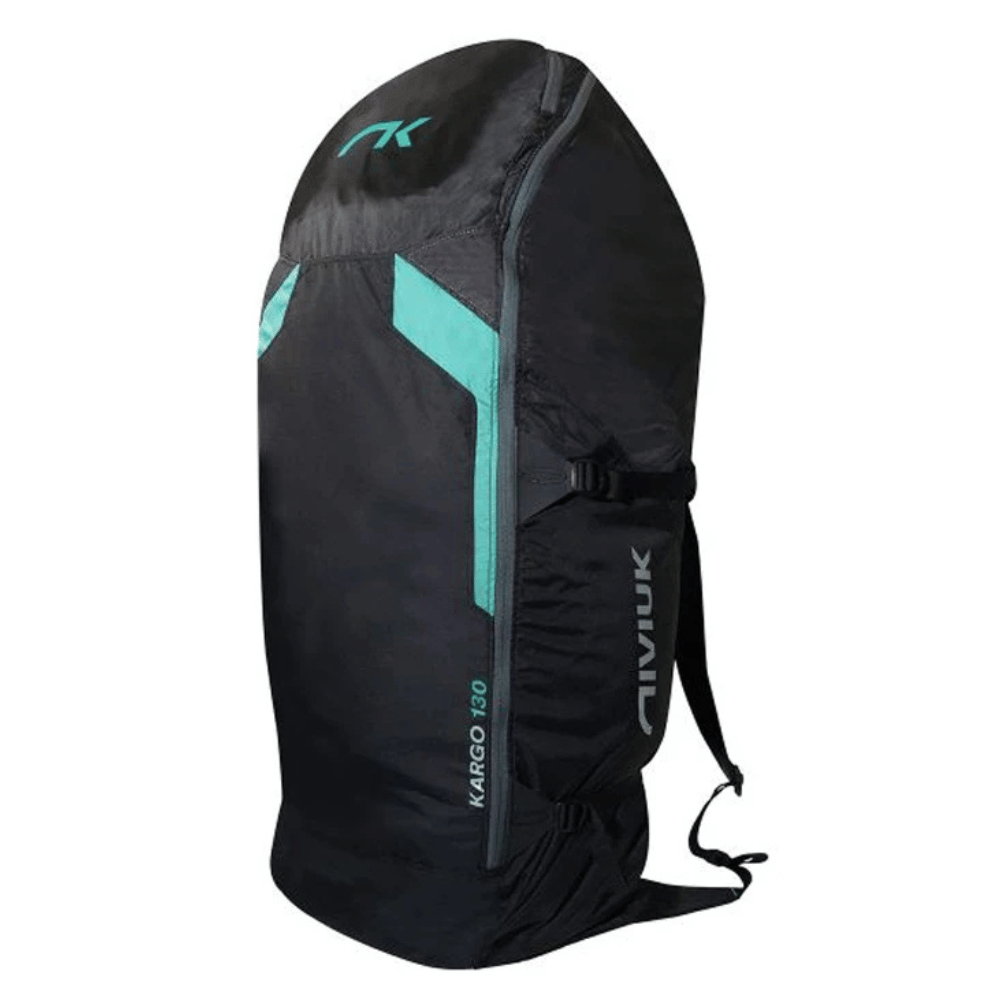 Niviuk Kargo 130l Gleitschirm Rucksack, sehr ergonomisch, geräumig für Flugequipment, mit verstellbaren Riemen und AirMesh-Schaum für äusserst hohen Tragekomfort.
