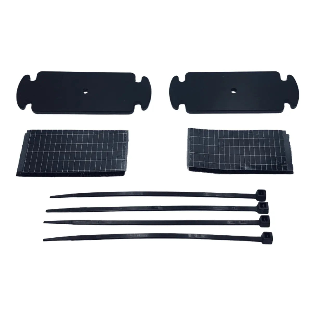 SkyBean Riser Mount: Kabelmanagement-Set mit Halterungen, Klettbändern und Kabelbindern zur sicheren Befestigung von Varios am Tragegurt für Gleitschirmpiloten.