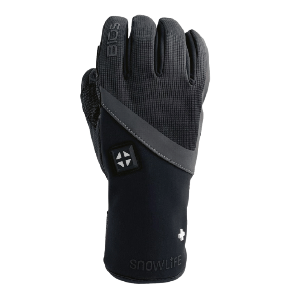 Snowlife Bios HEAT DT Glove Heizhandschuh mit reflektierenden Details und Touchscreen-kompatiblen Fingern, ideal für kalte Bedingungen beim Gleitschirmfliegen.