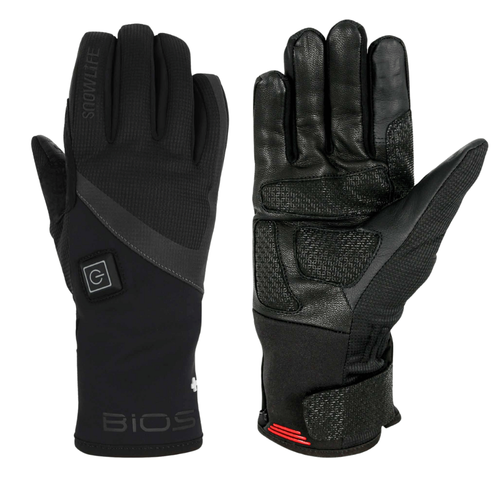 Snowlife Bios HEAT DT Glove Heizhandschuh mit reflektierenden Details und Touchscreen-kompatiblen Fingern, ideal für kalte Bedingungen beim Gleitschirmfliegen.