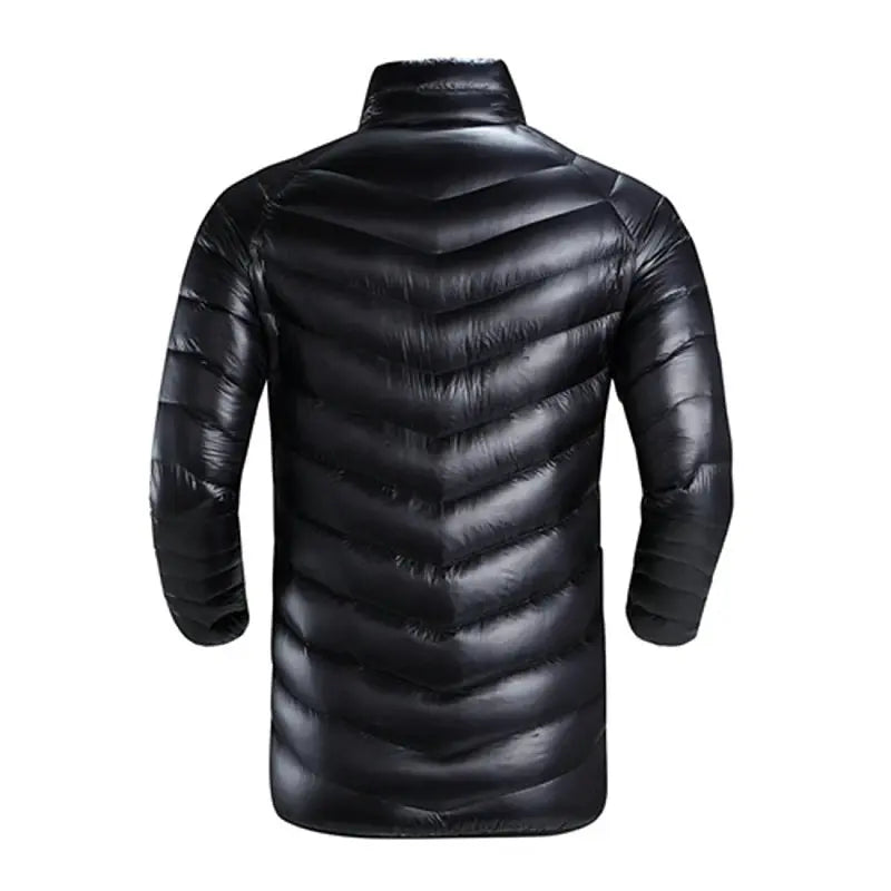 Kailas Mont Ultralight Down Jacket (900 Cuin) für Herren, strapazierfähige, atmungsaktive Daunenjacke mit Stehkragen und ultraleichter Reißverschlusstasche, ideal für kaltes Wetter.