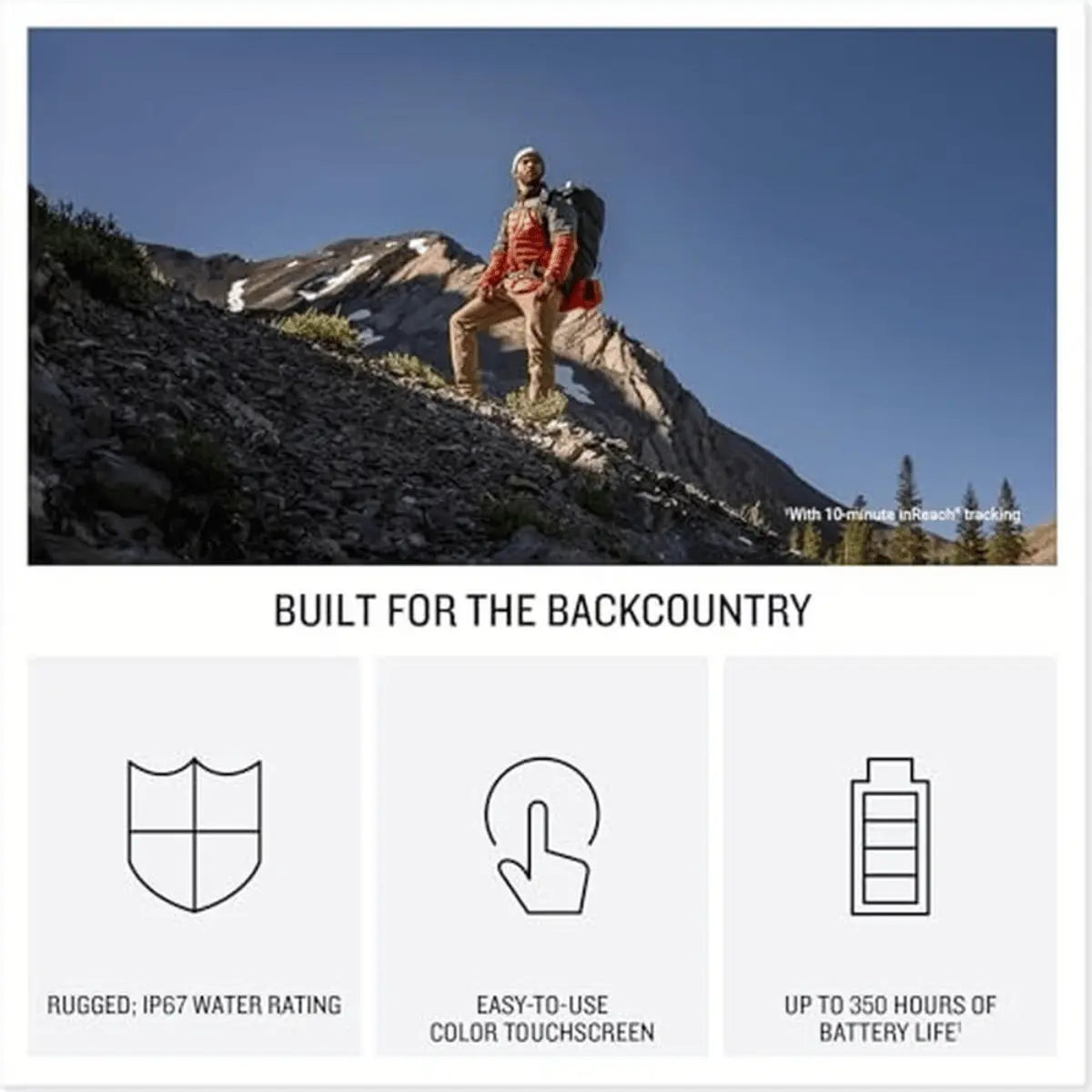 Der kompakte Garmin inReach Mini 3 Plus Satellitenkommunikator, robust und wasserdicht, für Abenteurer.
