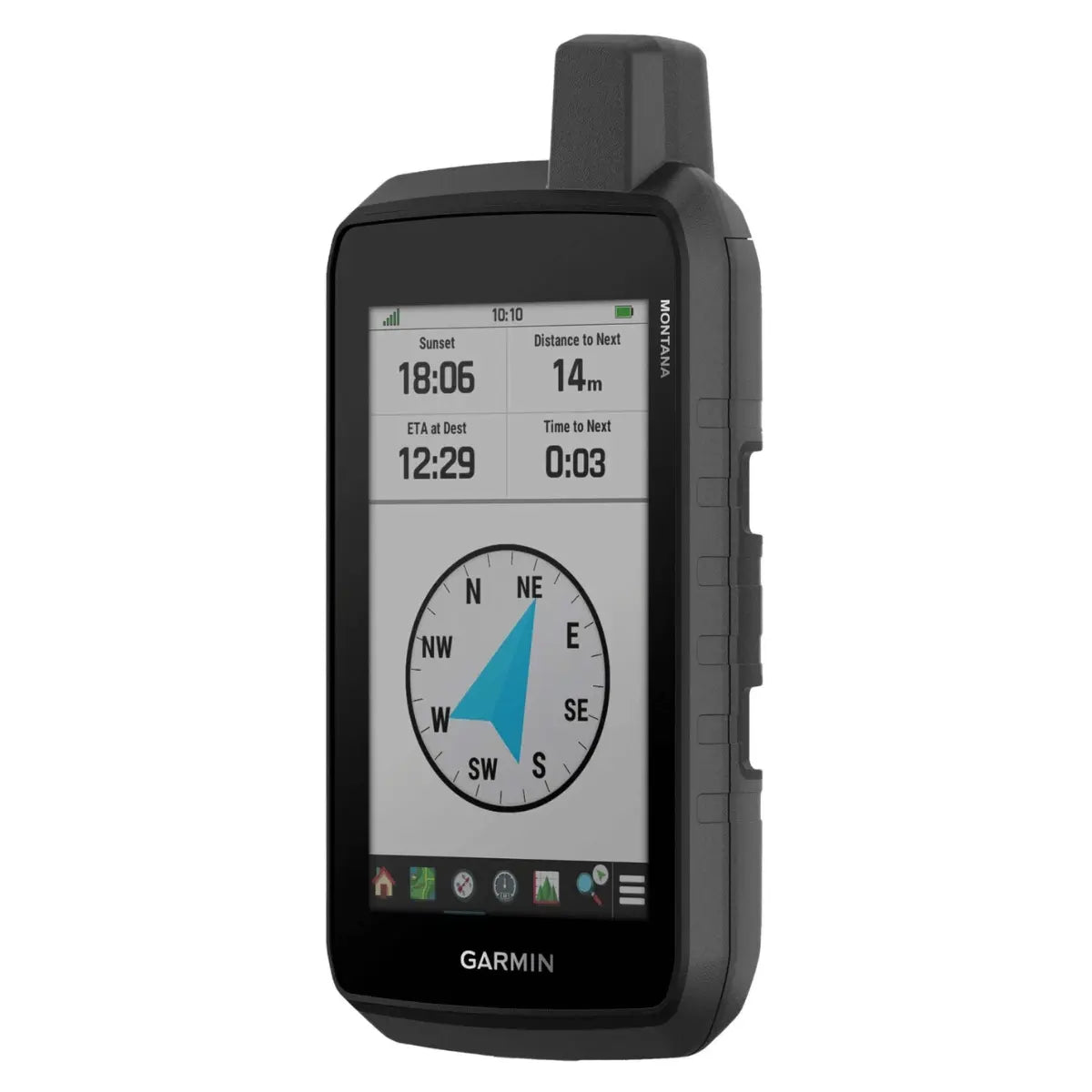 Garmin Montana 710i Outdoor-Navigationsgerät mit Touchscreen und Kompassanzeige, ideal für Abenteuer.