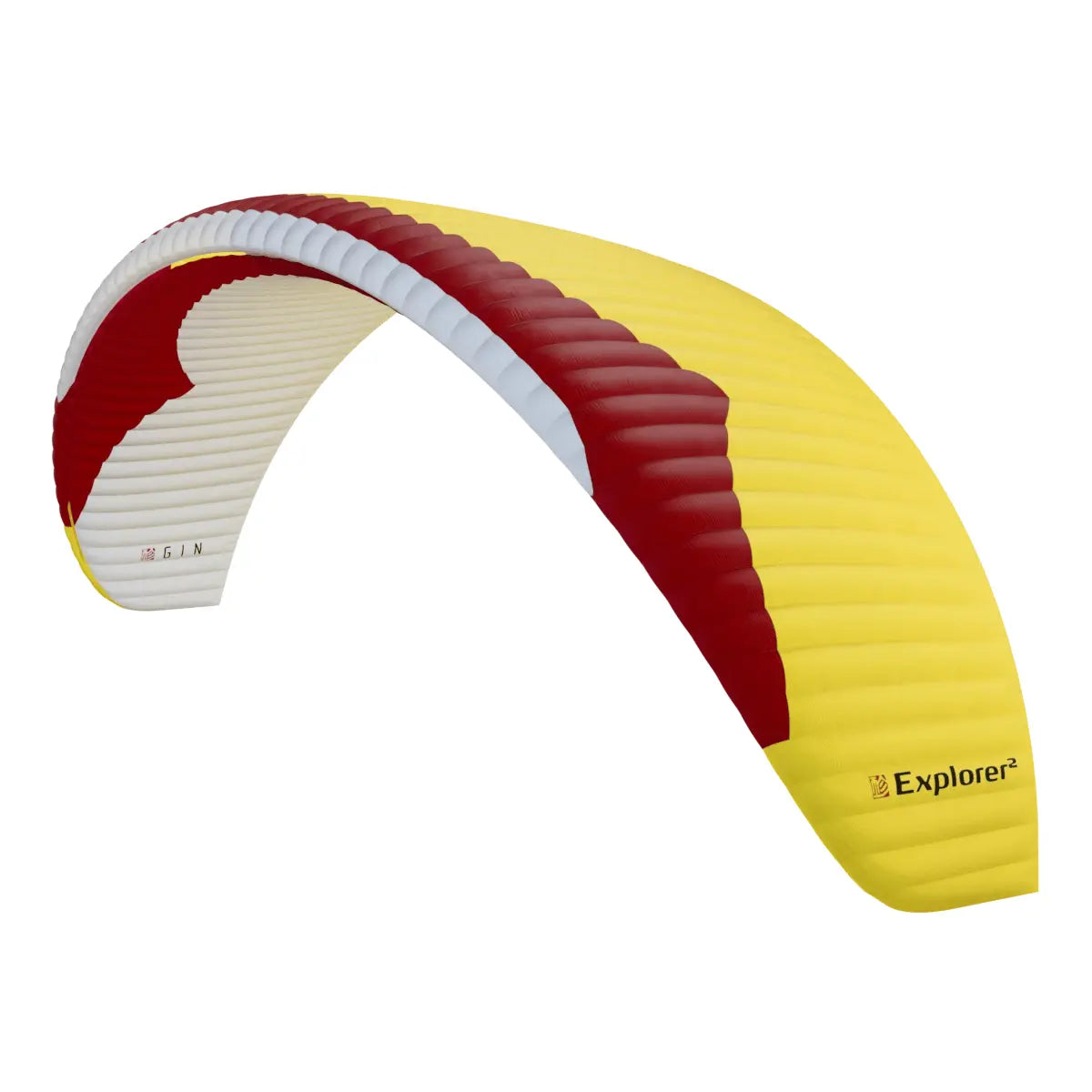 GIN Explorer 2 (High EN-B) – Light Performance Paraglider Gleitschirm High EN-B  GIN Gliders in der Farbe Lemon