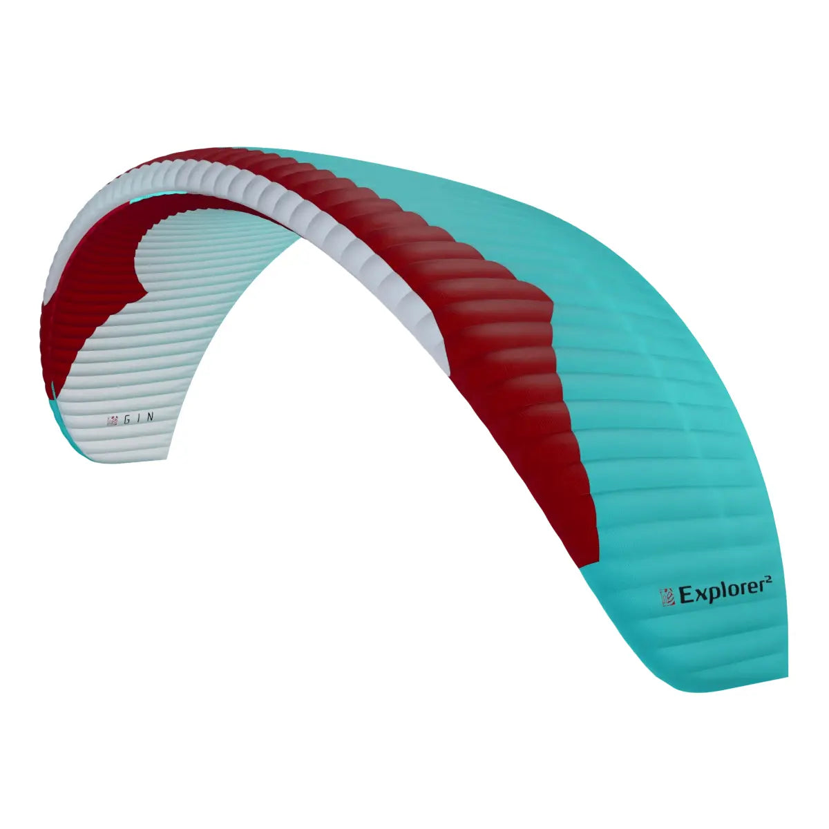 GIN Explorer 2 (High EN-B) – Light Performance Paraglider Gleitschirm High EN-B  GIN Gliders in der Farbe Turquoise