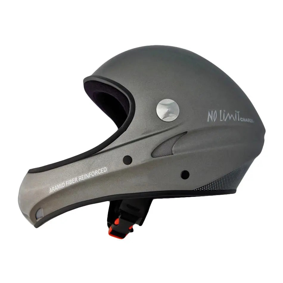 Charly No Limit - Hochleistungs-Flughelm mit integriertem Visier und Kinnschutz für minimalen Luftwiderstand und maximalen Schutz, ideal für Gleitschirmflieger.