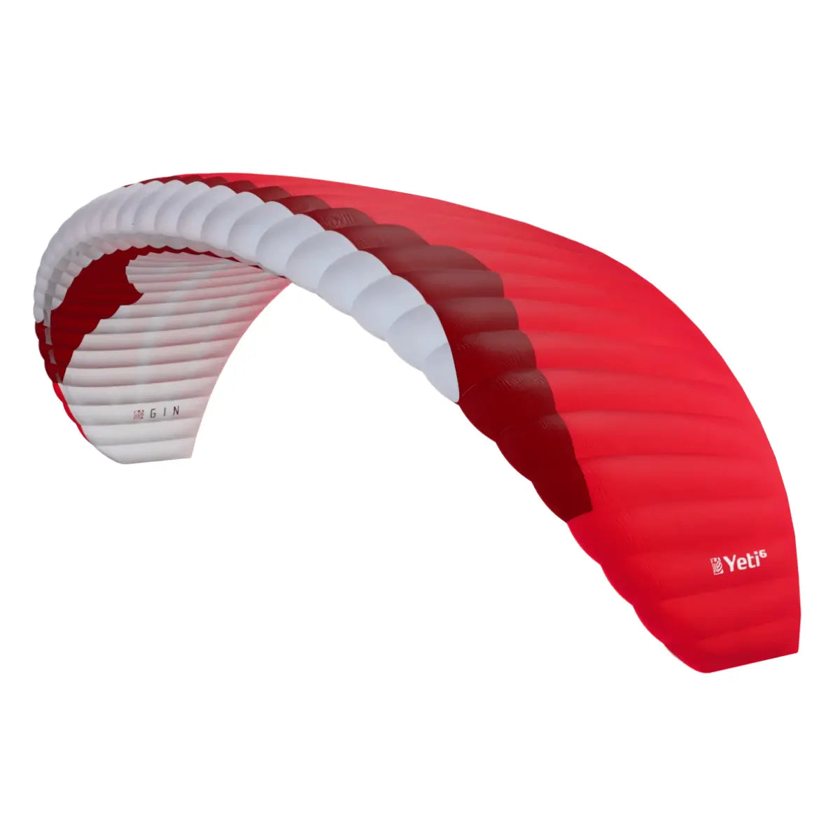 Gin Yeti 6 Hike & Fly (EN-A) Gleitschirm, ideal für Einsteiger. Leicht, stabil, perfektes Handling für Thermik und Bergflüge, präsentiert von Paragliding24.ch.