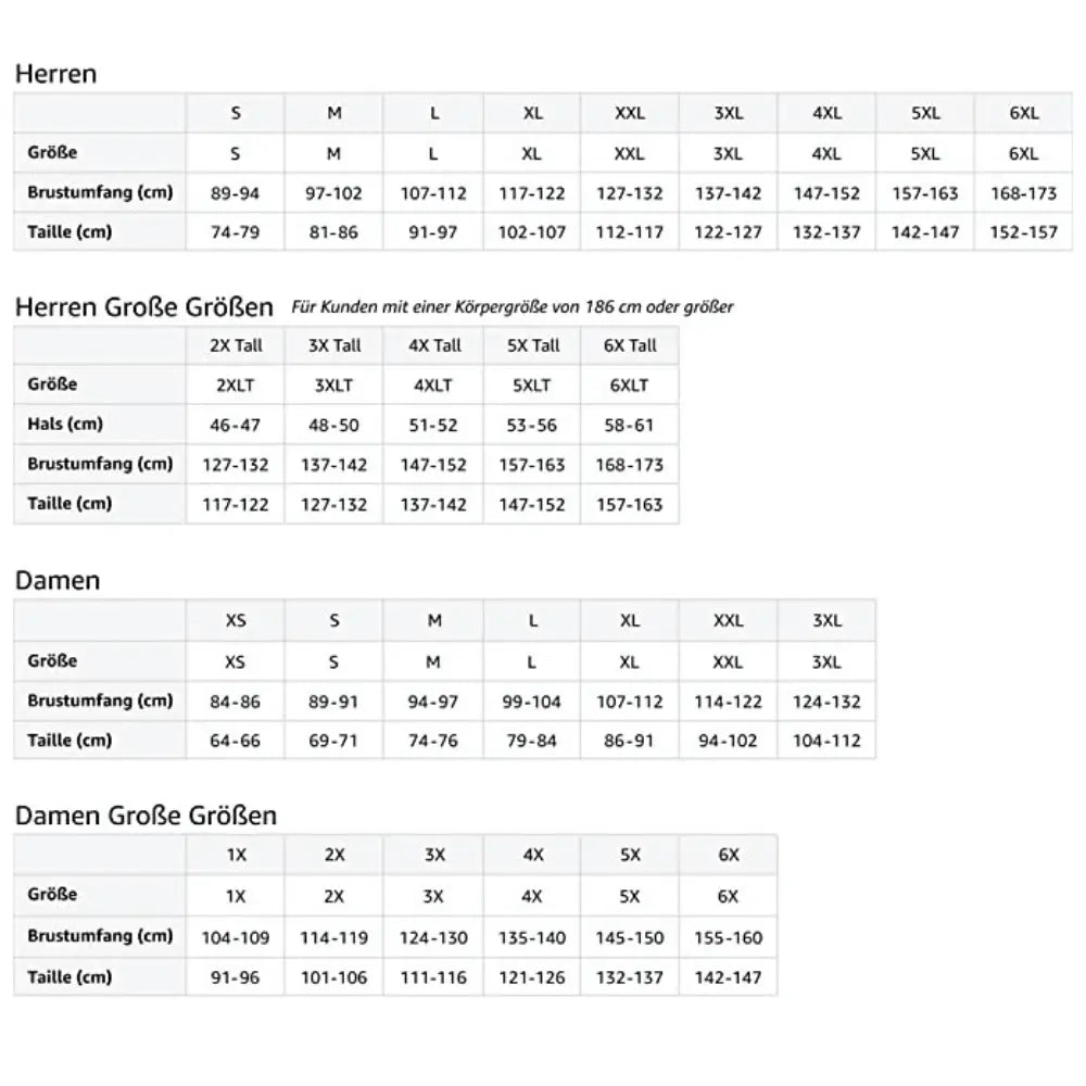 Grössentabelle für das Paragliding T-Shirt Is my Glider Okay? In Tabellenform. Das T-Shirt ist ideal für Gleitschirmflieger und als Geschenk für Sportbegeisterte, klassisch geschnitten aus 100% Baumwolle.
