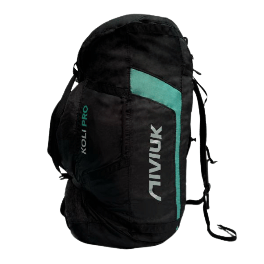 Niviuk Koli Pro - Tandem Schnellpacksack mit ergonomischem Design, grosser Öffnung und verstellbaren Riemen, ideal für schnelles Packen der Gleitschirmausrüstung.
