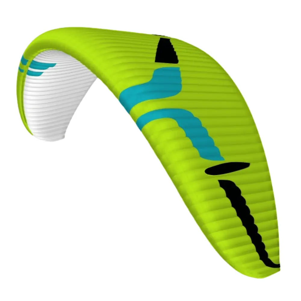 Ozone Alpina 5 (EN-C) Paraglider, leicht und leistungsstark, für erfahrene Piloten. Ideal für turbulente Bedingungen dank verbesserter Flügelstruktur und ACR-System.