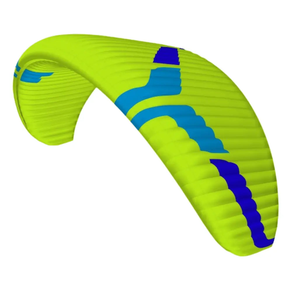 Ozone Buzz Z7 Gleitschirm, bekannt für einfache Handhabung und hohe Sicherheit, zeigt neue Technologie in Flügelform und Verstärkung für verbesserte Stabilität und Effizienz.