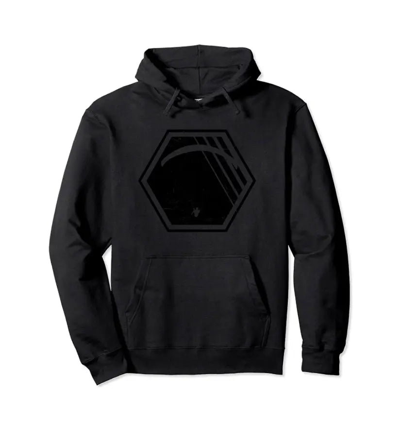 Paragliding Hoodie Vintage mit Hexagon-Design, ideal für Gleitschirmflieger. Hochwertige Verarbeitung, perfekt für Flugsportliebhaber, erhältlich bei Paragliding24.ch.