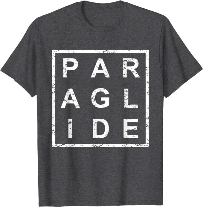 Paragliding T-Shirt Rituals mit weißem Text, ideal für Gleitschirmflieger. Perfekt für Piloten und Sportliebhaber, klassisch geschnitten aus 100% Baumwolle.
