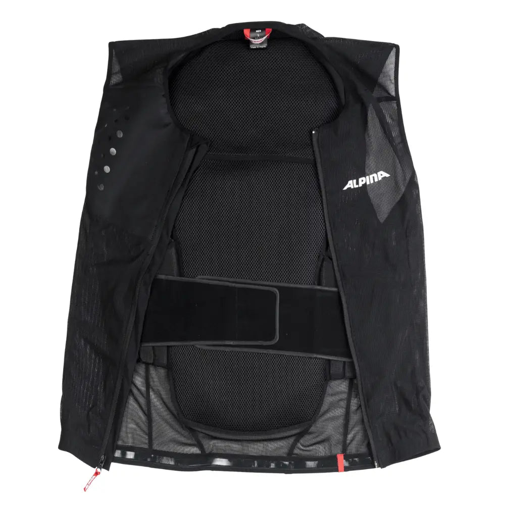 ALPINA Rückenprotektor PROSHIELD Weste mit flexibler Rückenplatte und Gurten, idealer Schutz für Paragliding, atmungsaktiv und bequem für Damen und Herren.