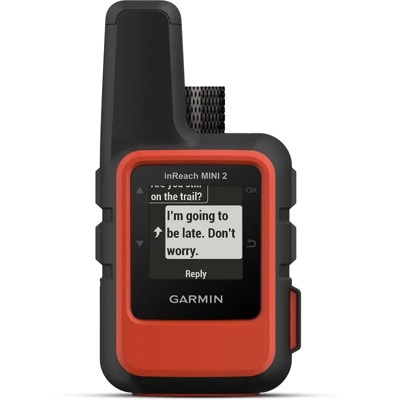 Garmin inReach Mini 2 GPS-Notfallmessenger, kompakt mit Bildschirm, ideal für Paragliding-Abenteuer und weltweite Satellitenkommunikation.