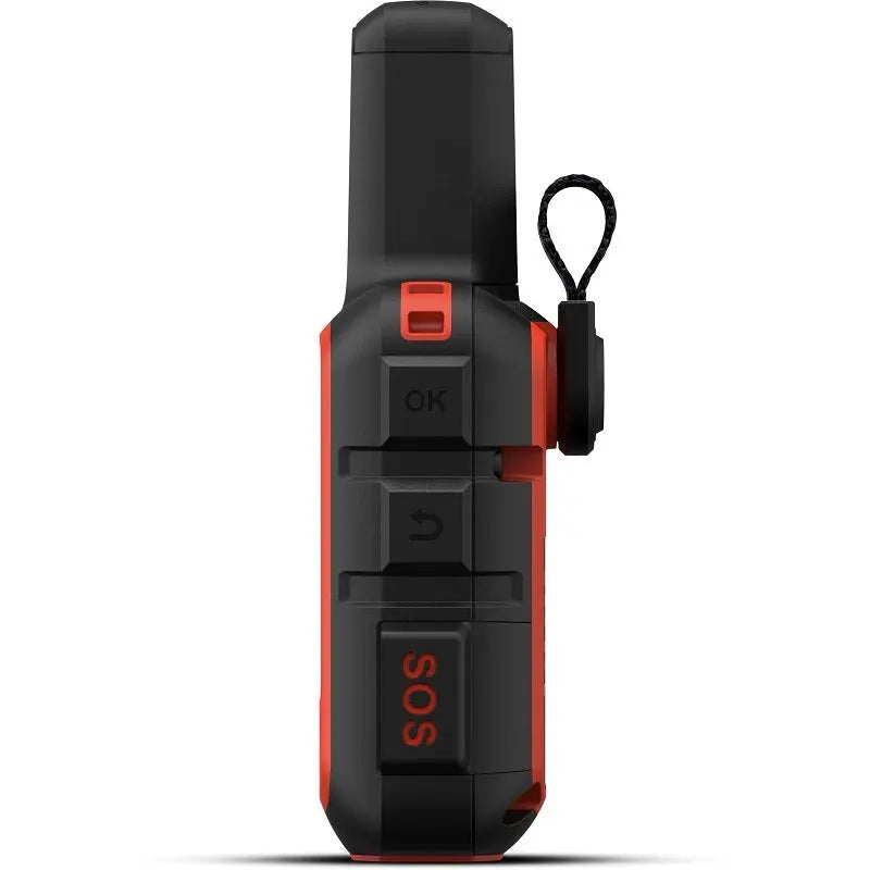 Garmin inReach Mini 2 GPS-Notfallmessenger, Nahaufnahme des kompakten Geräts für sichere Kommunikation bei Paragliding-Abenteuern, ideal für entlegene Gebiete ohne Mobilfunknetz.