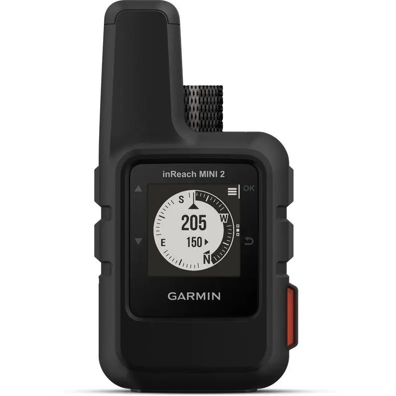 Garmin inReach Mini 2 GPS-Notfallmessenger; kompakt, leicht, mit Satellitenkommunikation und digitalem Kompass, ideal für Gleitschirmabenteuer und Notfälle.