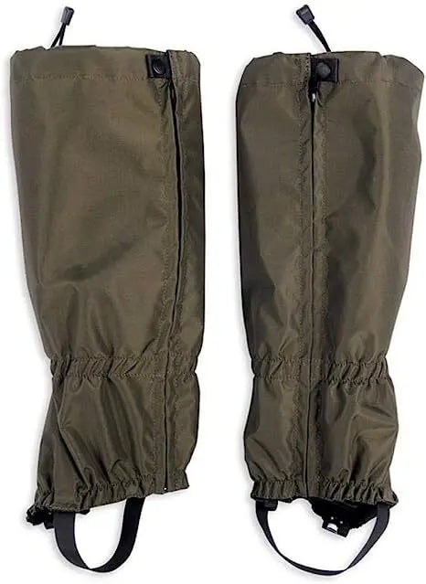 Tatonka Gamaschen Lang schützen Schuhe vor Nässe und Schnee, mit festem Gummiband und Reißverschluss, ideal für Outdoor-Aktivitäten.
