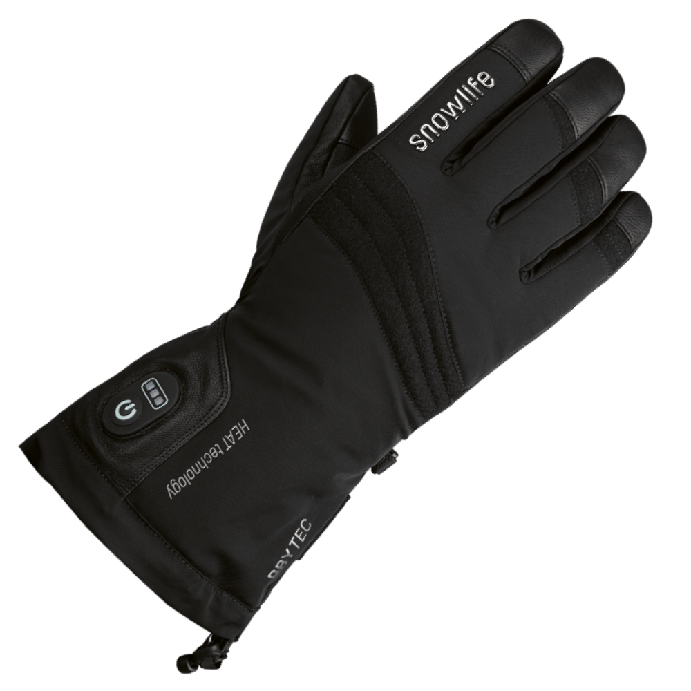 Snowlife HEAT DT Glove Heizhandschuh mit innovativem Heizsystem, verstärktem Ziegenleder und batteriebetriebenen Heizelementen für optimalen Kälteschutz beim Wintersport.