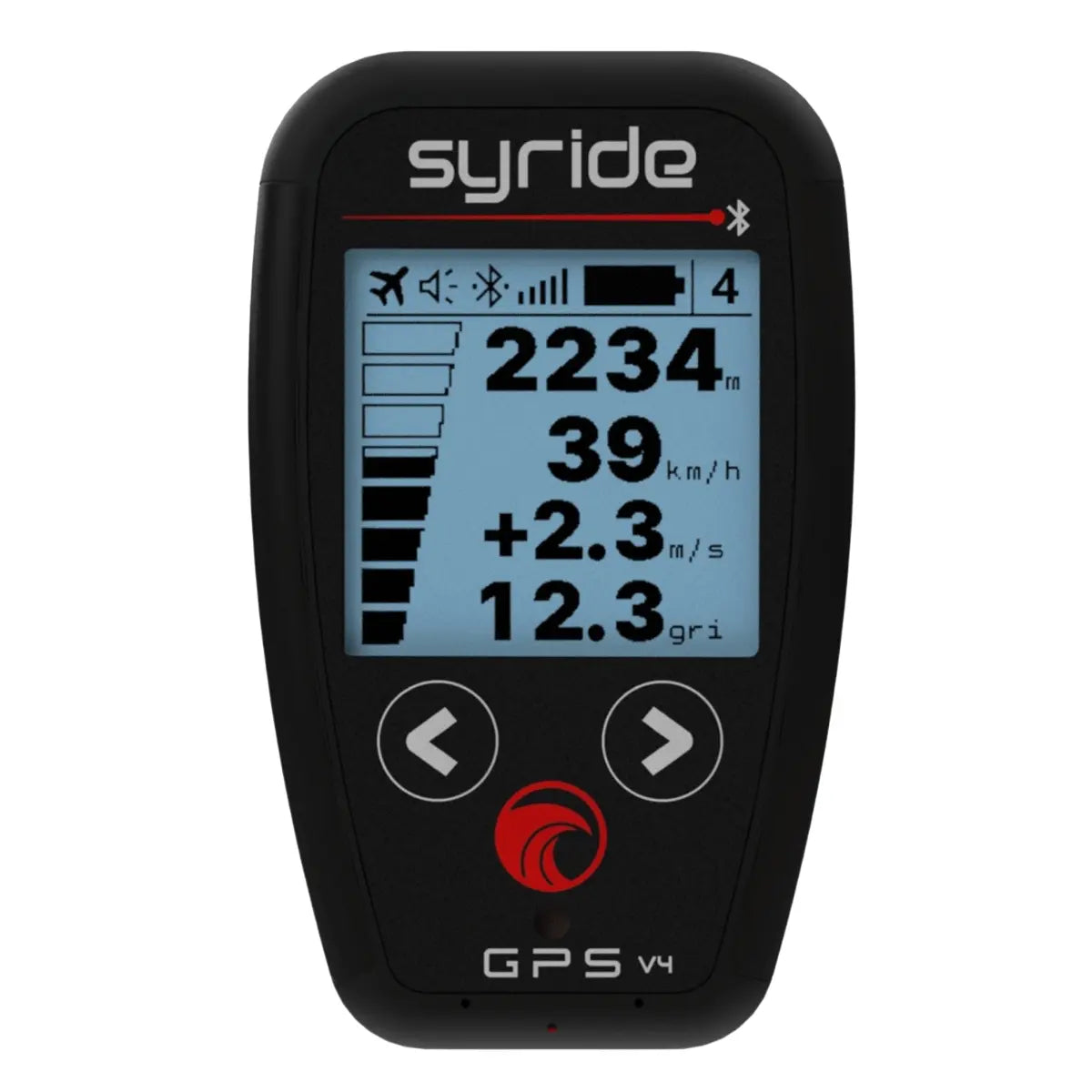 Syride GPS V4: Ultraleichtes GPS Vario mit Höhenmesser und Geschwindigkeitsanzeige