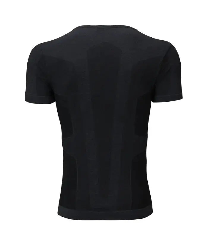 Lenz Thermo T-Shirt Merino 6.0, kurzarm, ideal als Baselayer mit Merinowolle für Wärmeisolation und Belüftungszonen, perfekt für aktive Tage.
