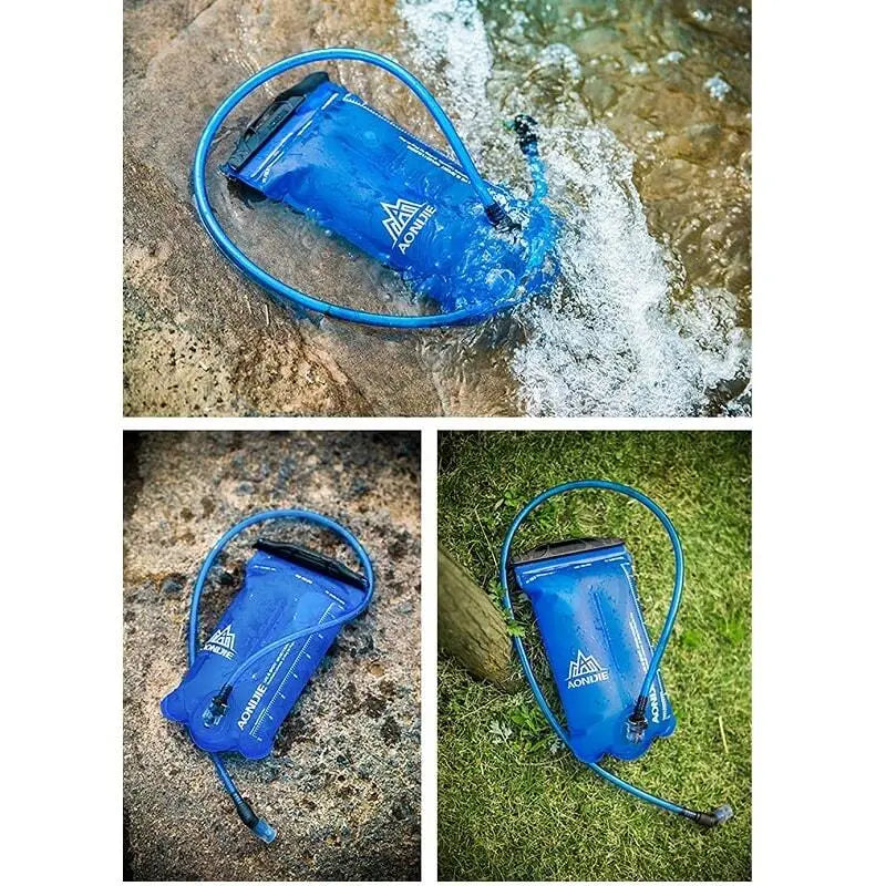 Aonijie Trinkblase TPU mit abnehmbarem Schlauch, ideal für Outdoor-Aktivitäten, passend zu Rucksäcken, erhältlich in 1,5l, 2l, 3l. Perfekt für Paragliding-Enthusiasten.