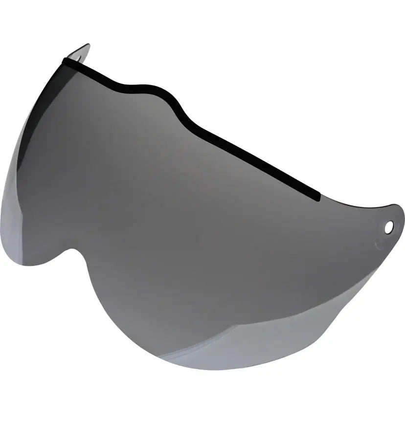 Gesichtsschutz für Charly Vitesse Helm mit schwarzem Band, geeignet für Brillenträger, vermindert Luftwiderstand und schützt vor UV-Strahlung, kompatibel mit Gleitschirmhelm.